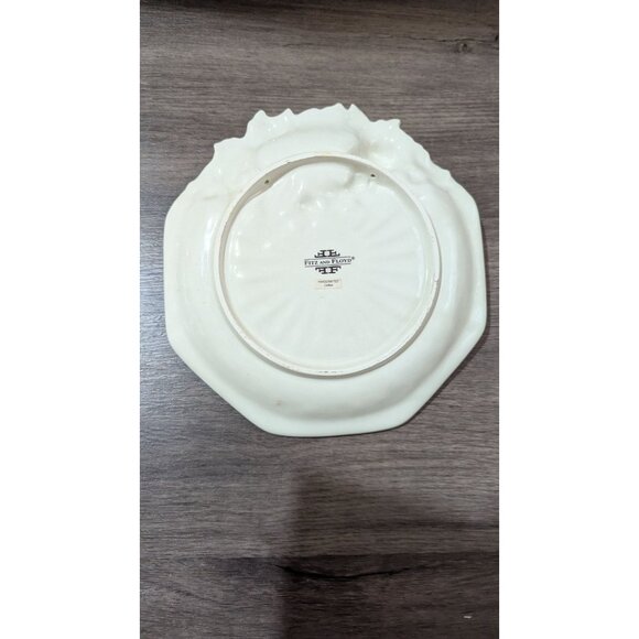 Fitz & Floyd Venezia ceramic Canape Plate With Fruit Motif - Picture 4 of 8